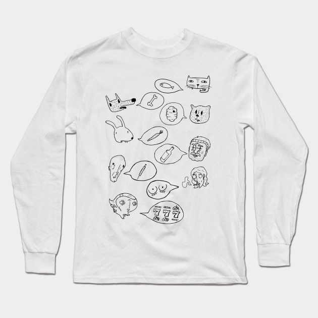 Temptations Long Sleeve T-Shirt by Chmillout